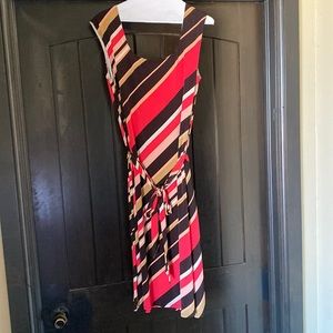 Vintage stripe midi dress